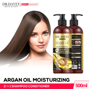 Dr. Davey 100% Natural Argan Oil 2 in 1 Moisturizing Shampoo & Conditioner 500ml