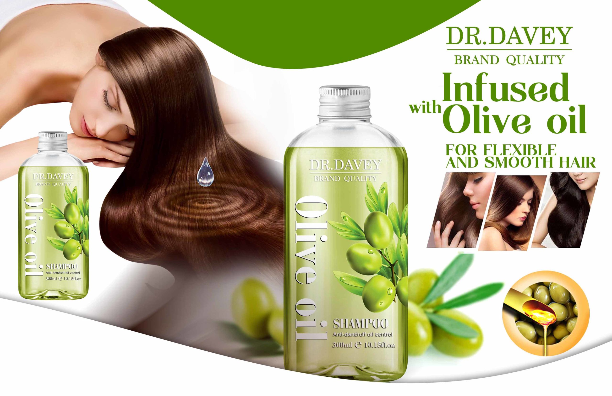 Dr. Davey Anti Dandruff & Oil Control Shampoo Olive Oil 300ml - Image 7