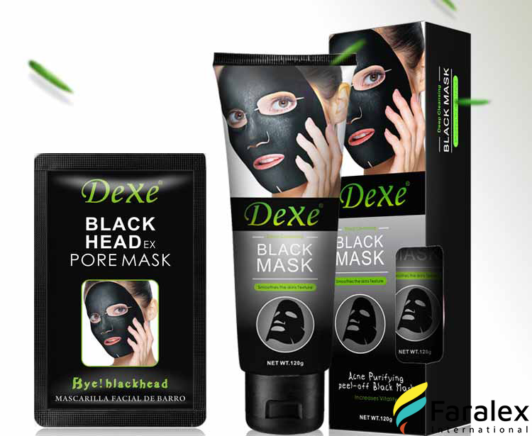 DEXE Black Mask Acne Purifying Charcoal Peel Off 120g - Image 3