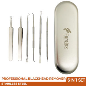 FARALEX Professional Blackhead Remover Acne Tool 6PCS Kit