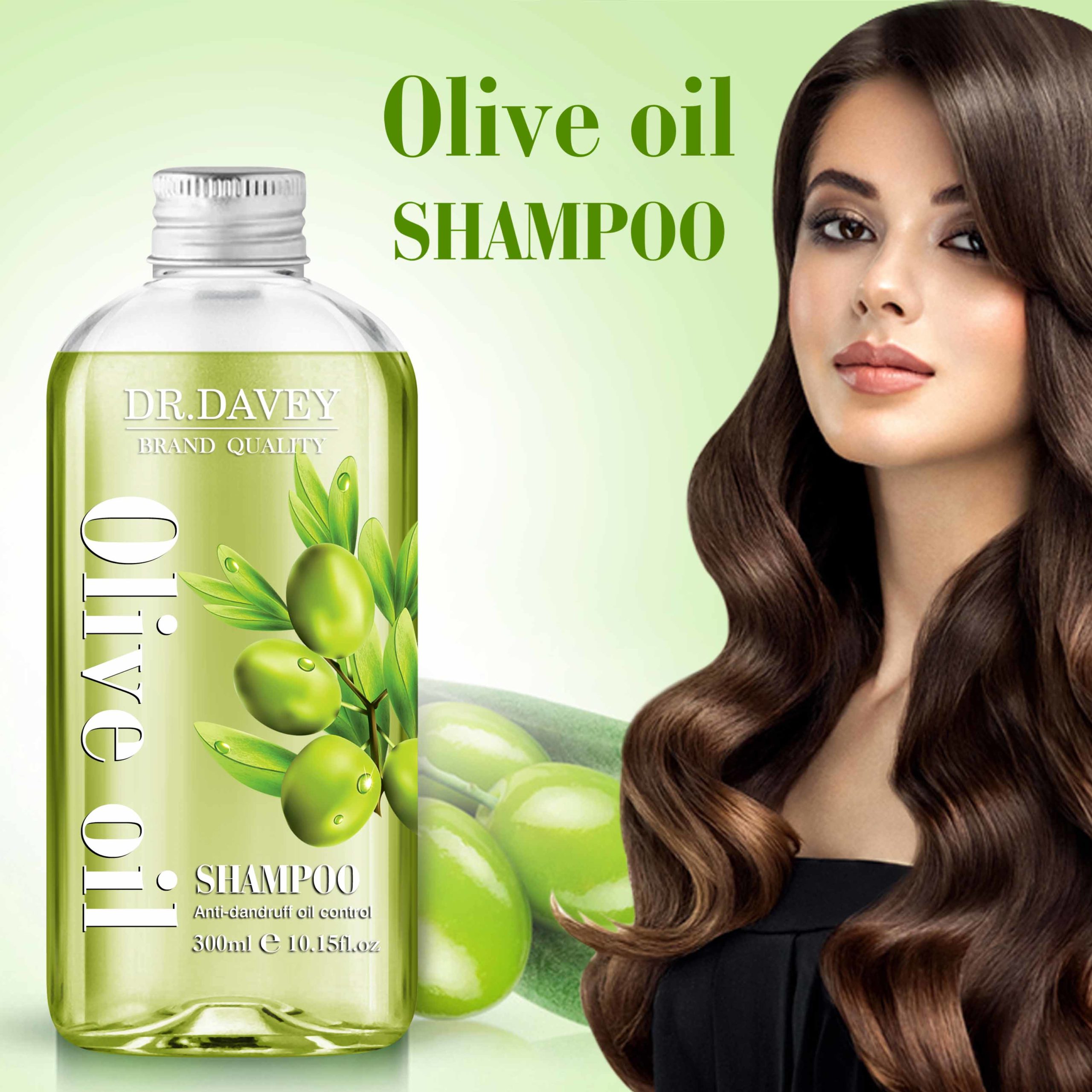 Dr. Davey Anti Dandruff & Oil Control Shampoo Olive Oil 300ml - Image 2