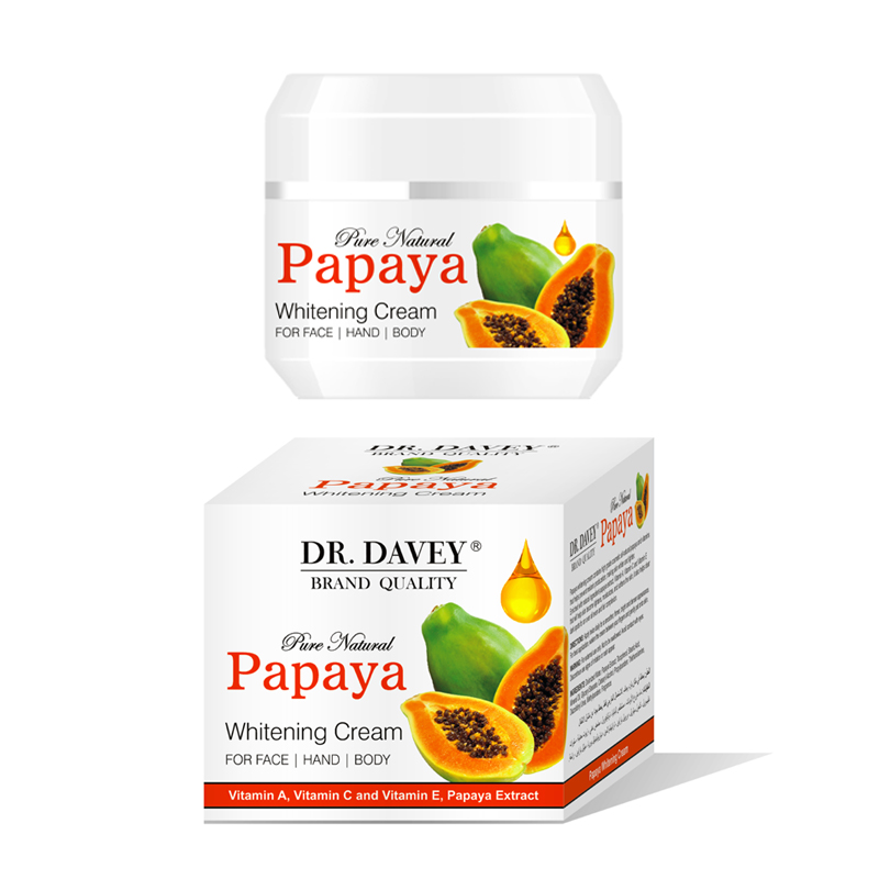 Dr. Davey Papaya Whitening Cream For Face, Hand & Body 100g - Image 2