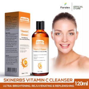 SKINERBS™ Vitamin C Cleanser Infused with Rosehip Oil and Herbal Extract 120ml