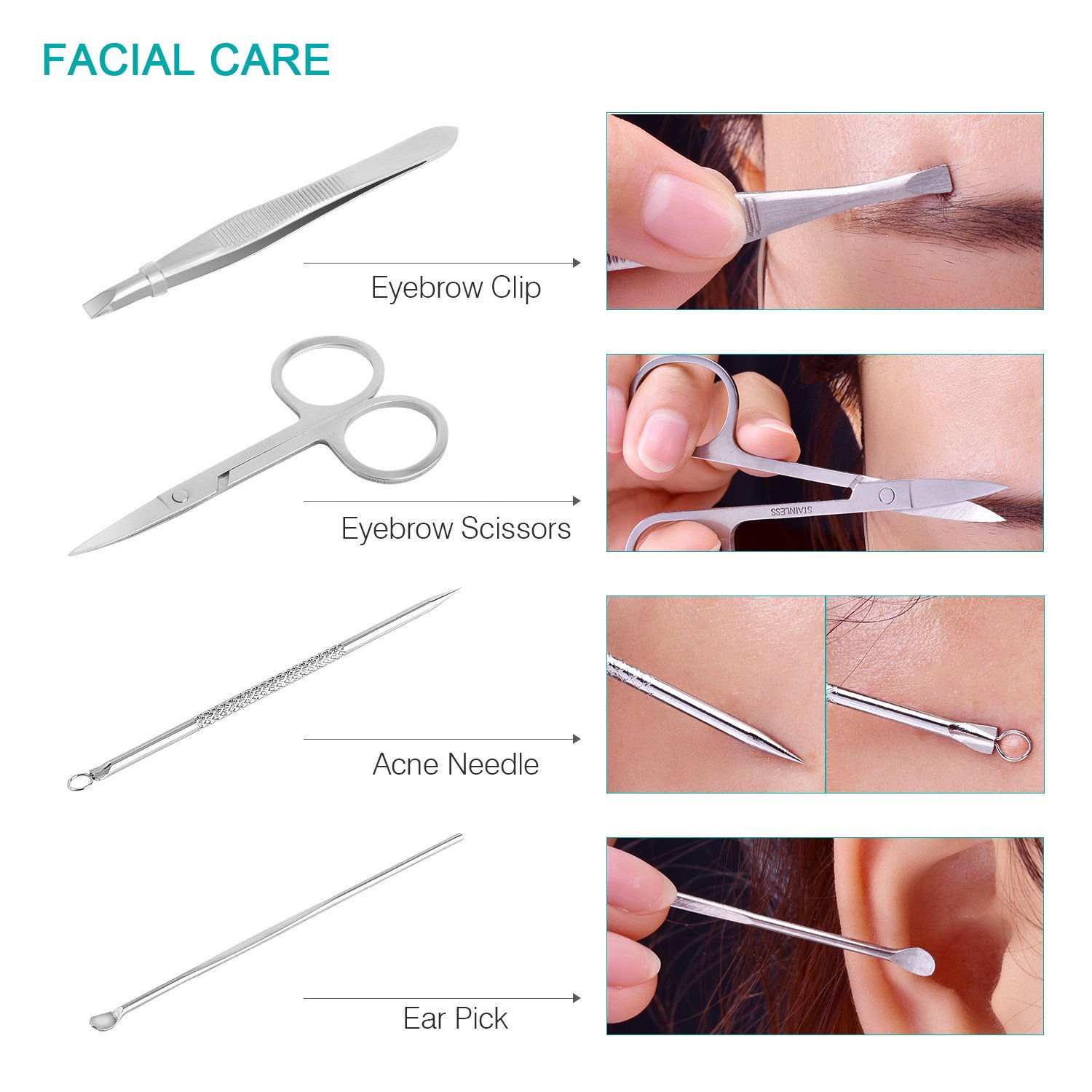 FARALEX Professional Manicure and Pedicure Set - Image 6