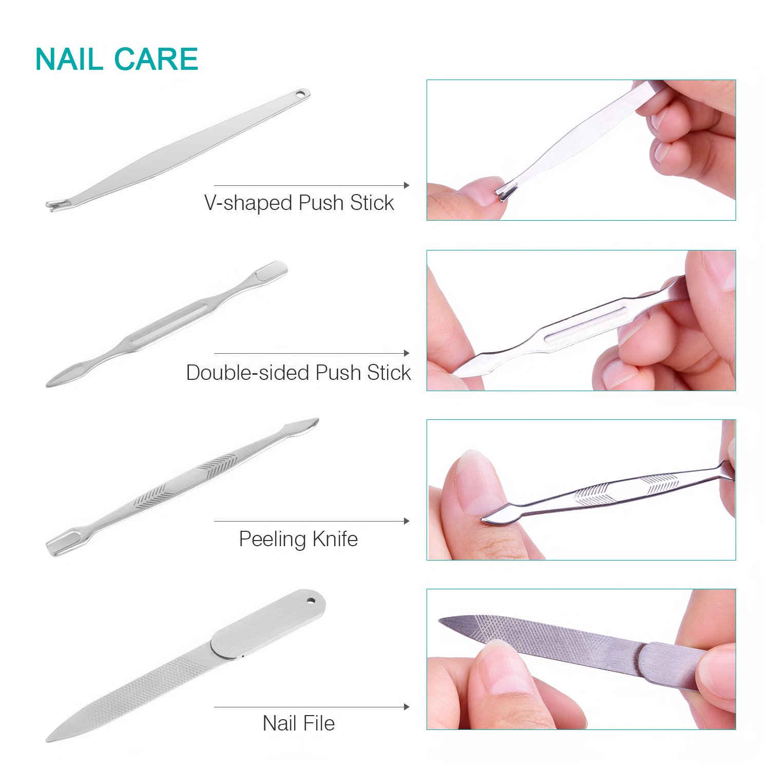 FARALEX Professional Manicure and Pedicure Set - Image 7